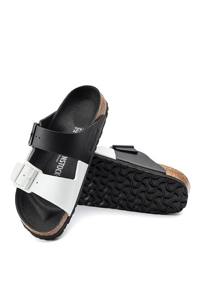 Birkenstock Black - White Women's Slippers1019703