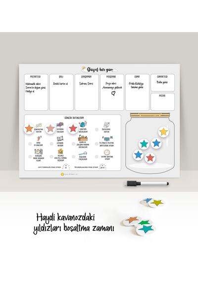 BLOPS Okul Ve Evdeki Sorumluluklarım Panosu