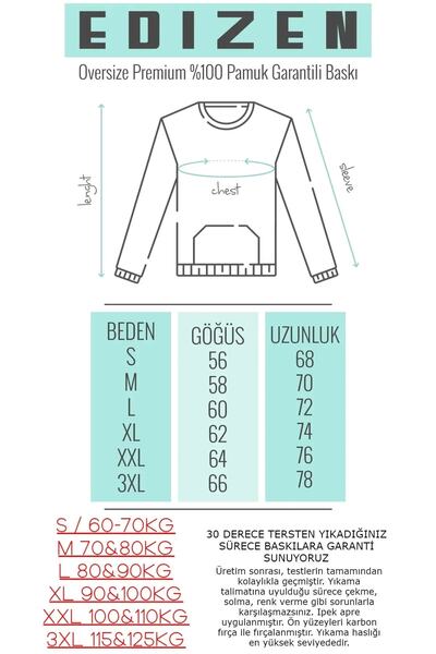 Edizen Super Premium Basic Oversize White T-shirt Unisex 100% Cotton