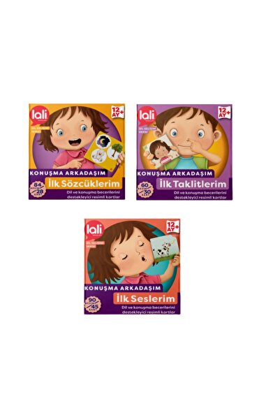 Lali Yayınları Konuşma Arkadaşım 3lü Set Ilk Taklitlerim Ilk Seslerim Ilk Söz...