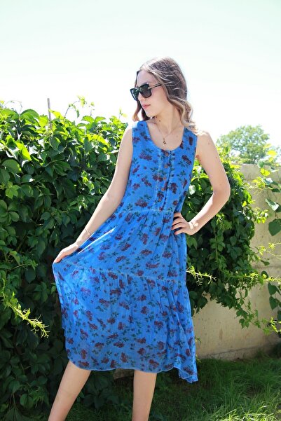 Bohemian Women's Parliament Ruffle Natural Dress