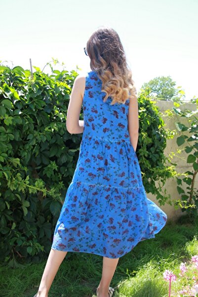 Bohemian Women's Parliament Ruffle Natural Dress