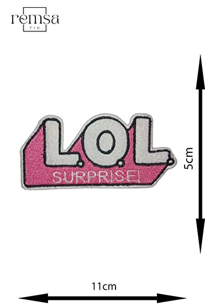 REMSATİC Iron-On Arma - Patch - Patch - Lol Surprise Model (11cm X 5cm)