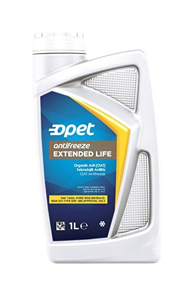 opet Antifreeze Extended Life Kırmızı Antifriz 1 Litre