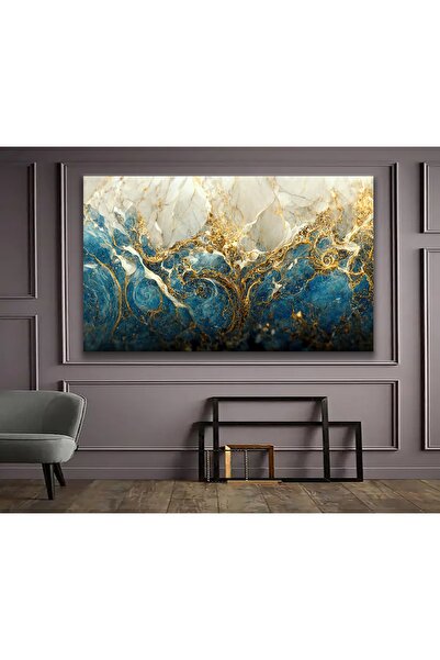 Sebenta Tablou pe pânză cu design abstract, cu o minereuă în sine