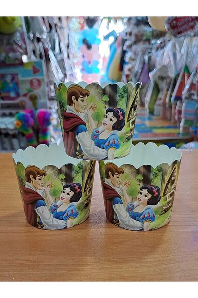 Kokoş Parti Snow White Cupcake Container