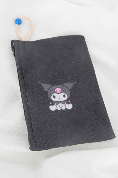 Anime Marketi حامل قلم من القماش بتصميم وجه أنيمي كورومي أو حقيبة مكياج