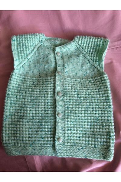 Papatyam Hand Knitted Baby Vest Handcrafted Baby Set