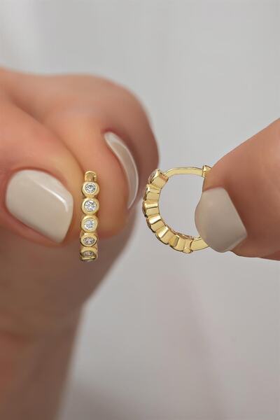 Silvano Jewelry 925 Ayar Gümüş Halka Küpe