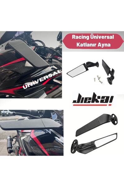 JİEKAİ Sr250 Ve Benzeri Motosiklet Katlanır Ayna Karbon