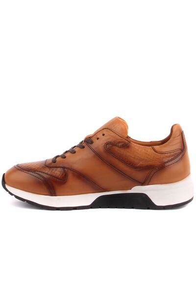 SailLakers - Tan Leather Men's Casual Shoes 101-4055Tz25071