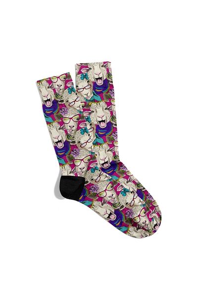 Eğlenceli Çoraplar Fun Socks Unisex Cool Animal Pattern Printed Socks Ecsoket390