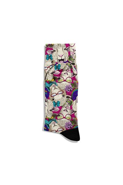 Eğlenceli Çoraplar Fun Socks Unisex Cool Animal Pattern Printed Socks Ecsoket390