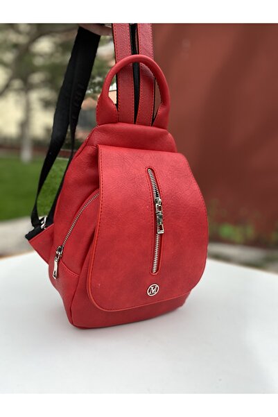 HNB ÇANTA Rucsac roșu pentru femei Mv084