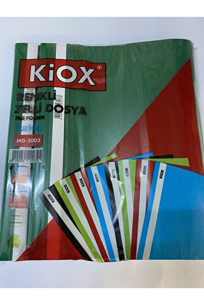 3 Paket Yeşil Renk Telli Dosya 50 Li Paket Toplam 150 Adet