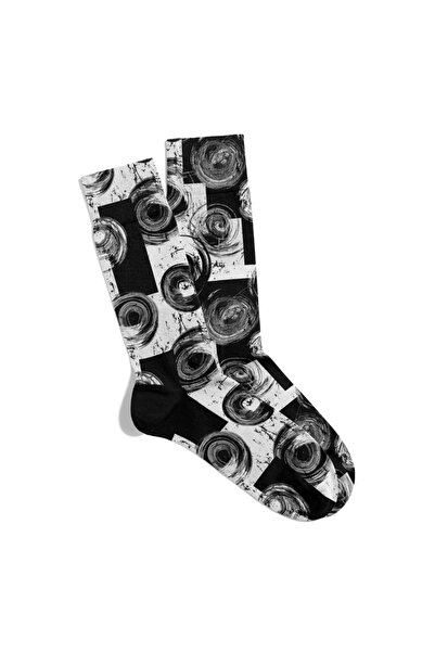 Eğlenceli Çoraplar Διασκεδαστικές κάλτσες με γεωμετρικό έθνικ σχέδιο με τύπωμ...