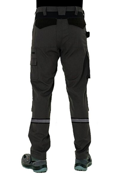 Şensel Світловідбиваючі робочі штани, сіро-чорні -54e6282-workwear