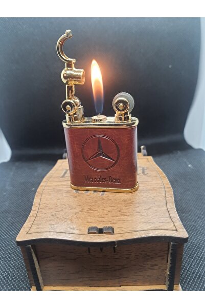 Heartfelt Gifts Deri Kaplamalı Şık Desenli Kaliteli Gazlı Hediyelik Marka Çakmak