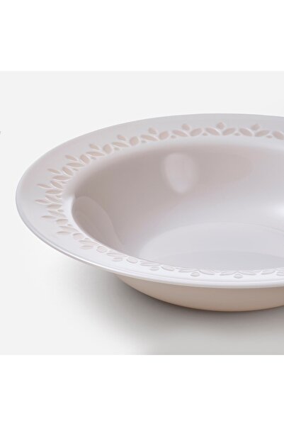 IKEA Paradisisk 4'lü Derin Tabak Seti Kırık Beyaz 22 Cm
