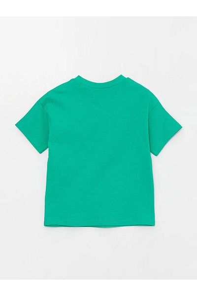 LC Waikiki Lcw Baby Crew Neck Short Sleeve Printed Baby Boy T-Shirt