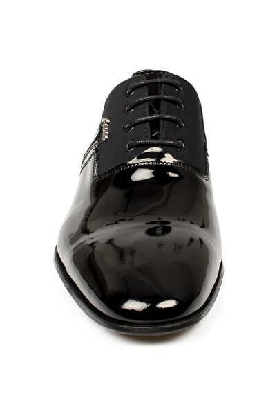 Fosco Erkek Siyah Rugan Klasik  Ayakkabı