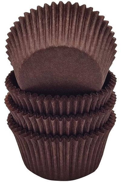 L'Opaline Mini Size Brown Muffin Truff Chocolate Cake Brownie Mold 35X20 mm Approx. 200 Pieces