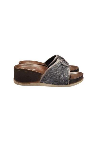 Pierre Cardin Shiny Anatomical Wedge Heel Daily Slippers
