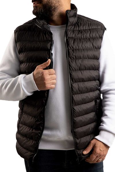 BLACKBIRD Unisex Black Down Vest