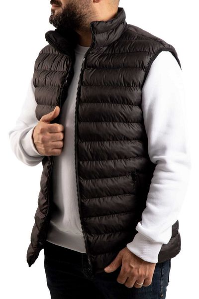 BLACKBIRD Unisex Black Down Vest