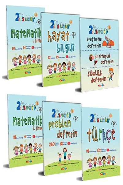 Mavi Önlük Yayınları Mavi Önlük 2. Sınıf Etkinlik Seti | (6 KİTAP) (YENİ)