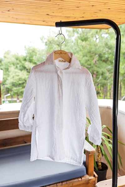 Ravi Muslin Girls Hajj Umrah Set White