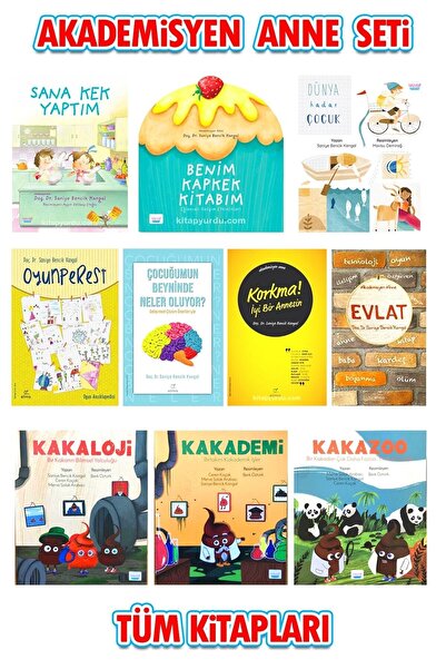 Elma Yayınları Akademisyen Anne Seti Tüm Kitapları : 10 Kitap!!! Çocuğumun Beyninde Neler Oluyor Dünya Kadar Çocuk