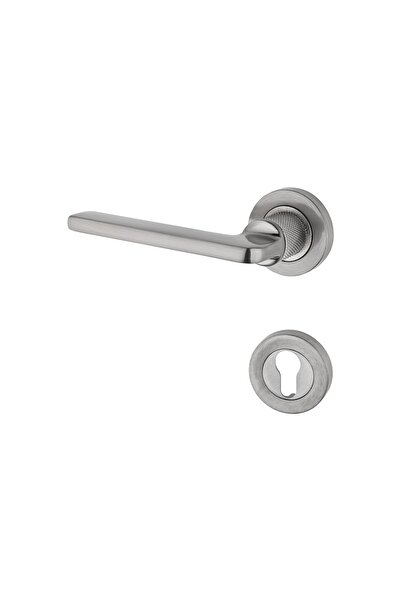 KOLDOOR Hisar Inox Nickel Rosette Yale Mâner de ușă din oțel Stânga Basar One Way