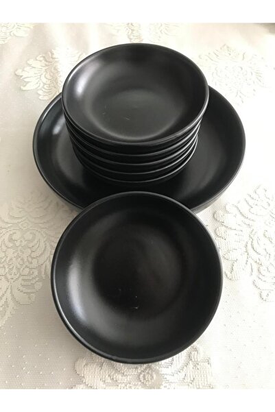 Keramika 7 Piece Cookie Set Matte Black
