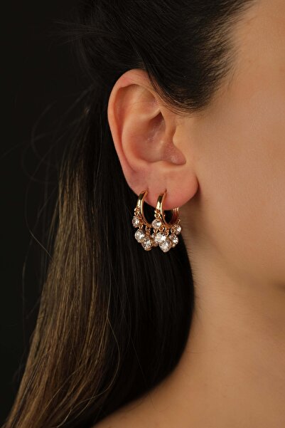 Richard Jewell Çelik Renk Atmaz Garantli Faturalı Küpe