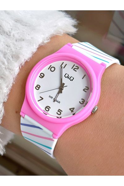 Q&Q Vq06-1300wl Waterproof Young Girl Wristwatch