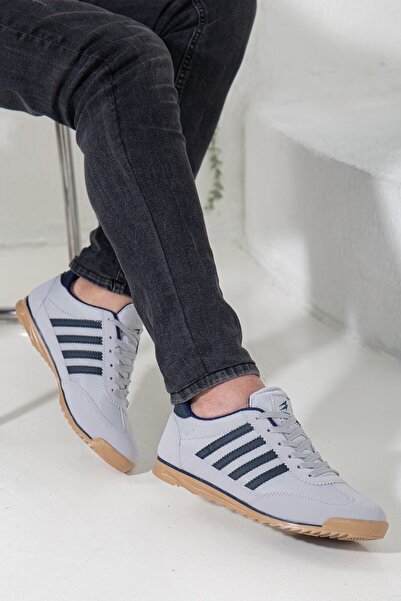 Rona Gifts Чоловічі сірі сучасні дизайнерські зручні кросівки з м'якою підошвою для повсякденного носіння та прогулянок