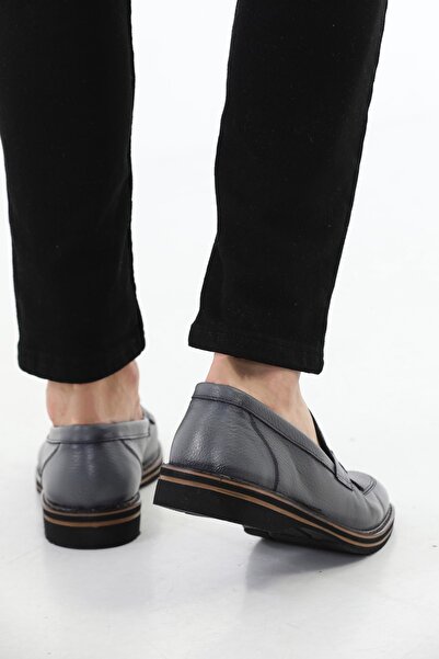 Everest Ανδρικά κλασικά γνήσια δερμάτινα ορθοπεδικά casual παπούτσια με φούντες