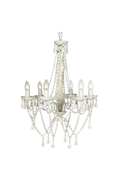 Bun Design Büyük Beyaş Taşlı Avize