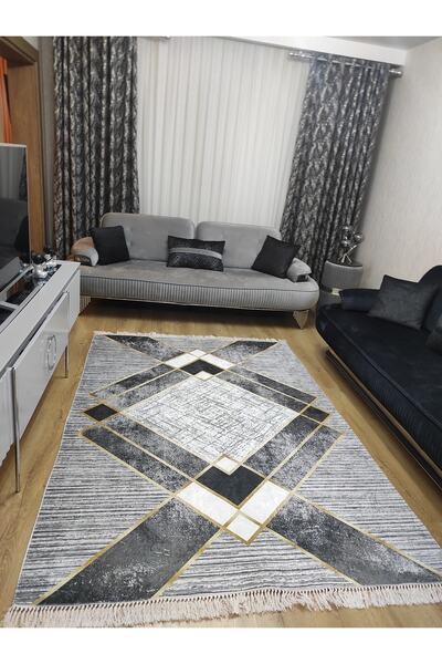 ESPİCAL HOME Dijital Baskılı Yıkanabilir Kaymaz Taban Ince Yazlık Salon Mutfa...