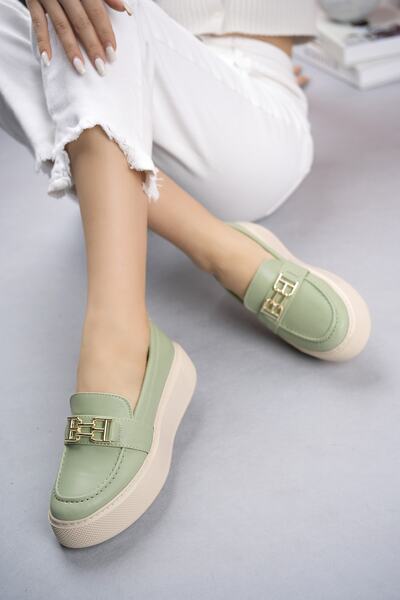 Freemax Mint Women's Oxford Shoes - High Poly Sole, Metal Buckle