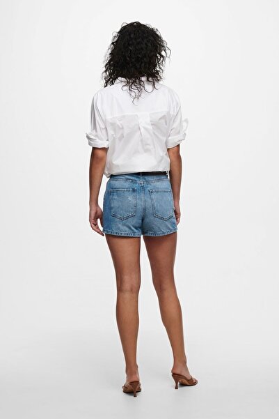 ONLY Jeans-Shorts ONLKELLY Hohe Taille Normal geschnitten Jeans-Shorts
