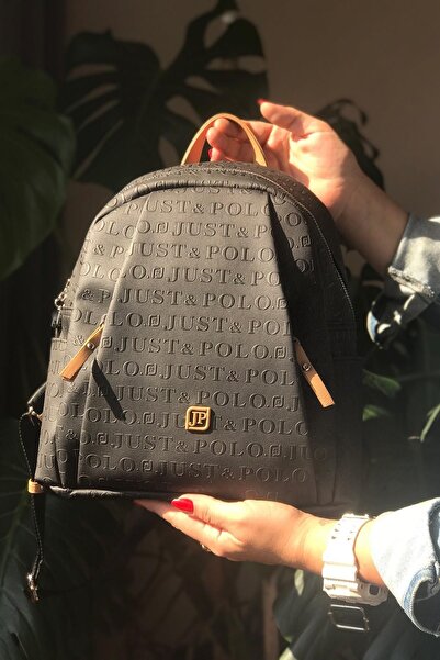 Just Polo حقيبة ظهر نسائية من سلسلة خاصة مكونة من 9 أقسام 4040-gd