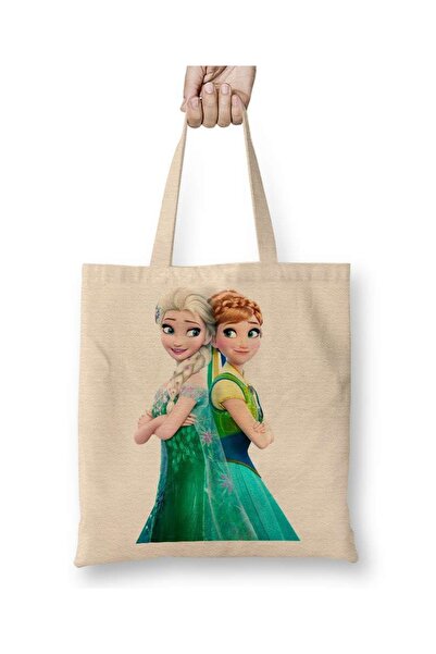 Baskı Dükkanı Ana Frozen Groznica Elsa Frozen Odeća Torba Duga Sa ručkom