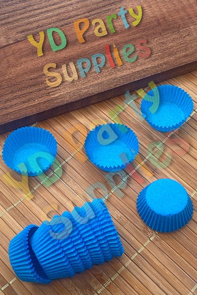 L'Opaline Mini Size Blue Muffin Truff Chocolate Cake Brownie Mold 35X20 mm Approx. 200 Pieces