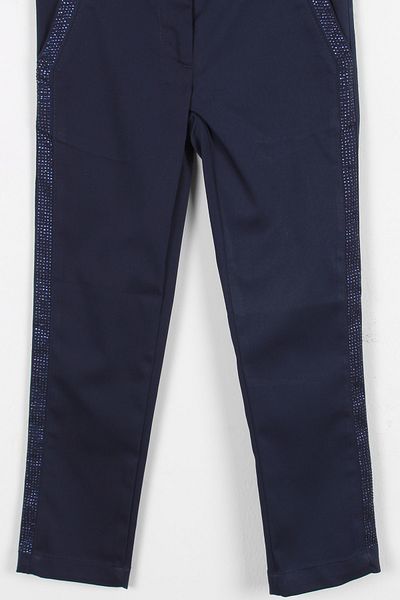 incity Girl's Navy Blue Trousers
