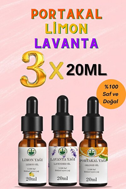 ixirciyusuf Lavanta Yağı + Limon Yağı + Portakal Yağı 3'lü %100 Saf Uçucu Yağ...