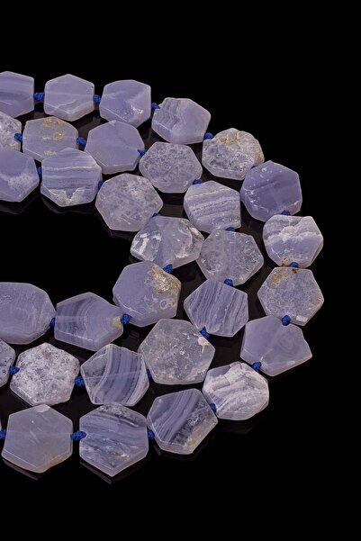 Dünya Doğal Taş 14x4 mm Calcedonie Stone Array