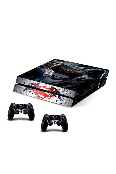 Sticker Market Ps4 Uyumlu Superman & Batman Playstation Kaplama Sticker Seti