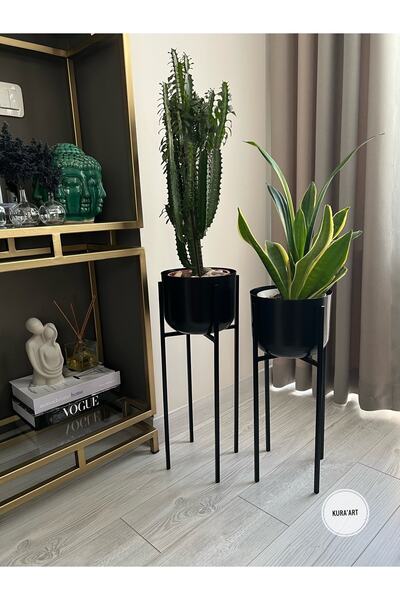 KuraArt 2’li Dekor Saksı